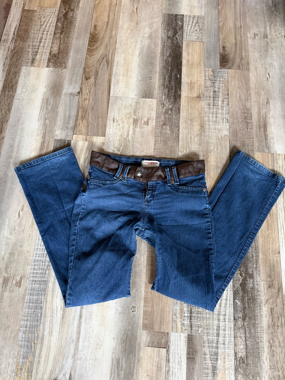 Lowrise denim jeans